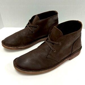 Robert David KENT Men’s Leather Ankle Chukka Boots Size 9.5